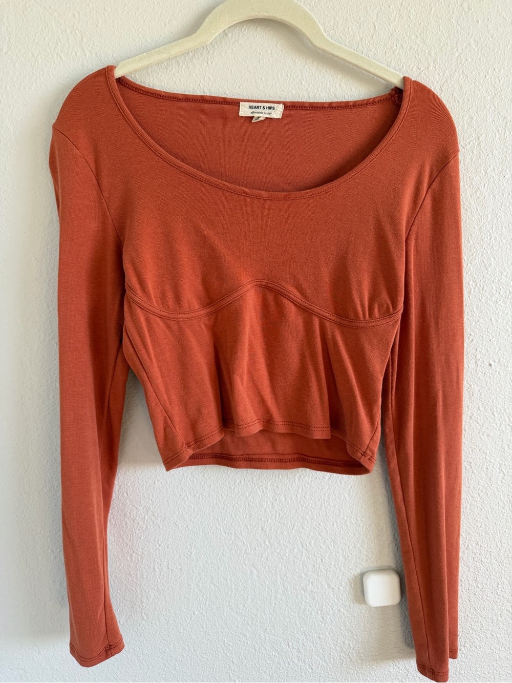 Long Sleeve Cropped Top